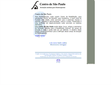Tablet Screenshot of centrodesaopaulo.com.br